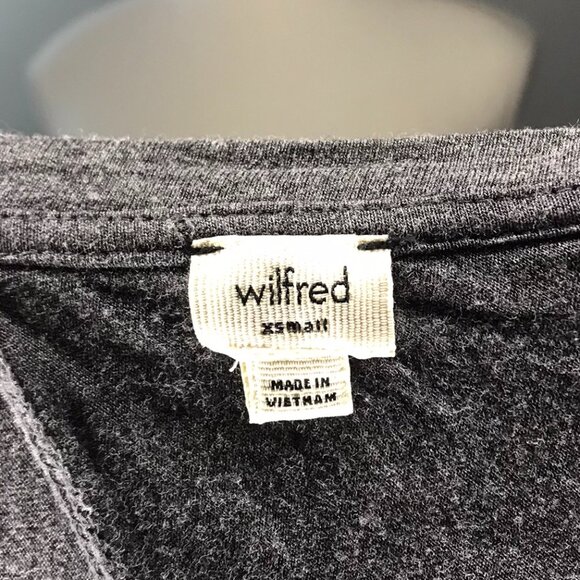 Aritzia Wilfred La Riverie Kite Open Back Long Sleeve | Gray | Size XS - Picture 10 of 10